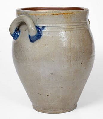 Cobalt-Decorated Stoneware Jar, Northeastern U.S. origin, early 19th century