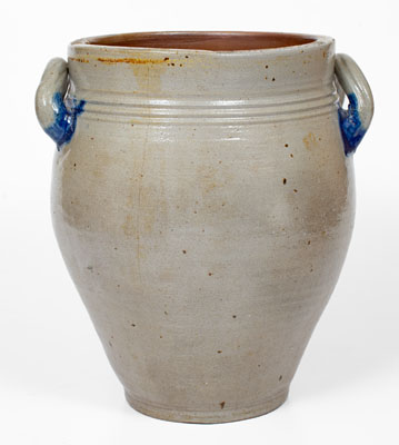 Cobalt-Decorated Stoneware Jar, Northeastern U.S. origin, early 19th century