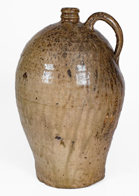 Fine Alkaline-Glazed Stoneware Jug, probably Landrum Brick and Pottery, Columbia, SC