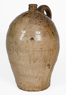 Fine Alkaline-Glazed Stoneware Jug, probably Landrum Brick and Pottery, Columbia, SC