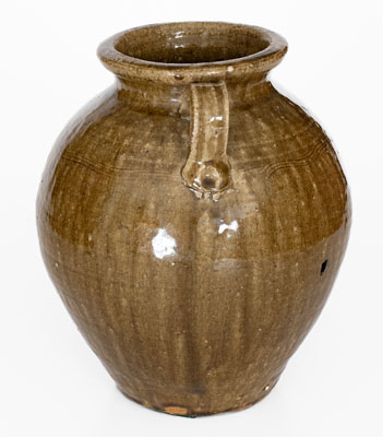 Open-Handled Catawba Valley, North Carolina Stoneware Jar, probably Ritchie Family