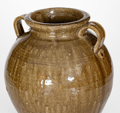 Open-Handled Catawba Valley, North Carolina Stoneware Jar, probably Ritchie Family