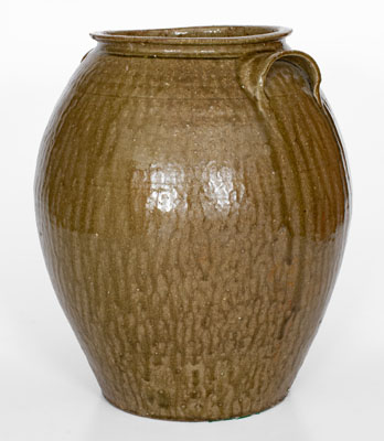 Five-Gallon Southeastern U.S. Alkaline-Glazed Stoneware Jar, second half 19th century