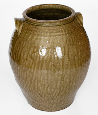 Five-Gallon Southeastern U.S. Alkaline-Glazed Stoneware Jar, second half 19th century