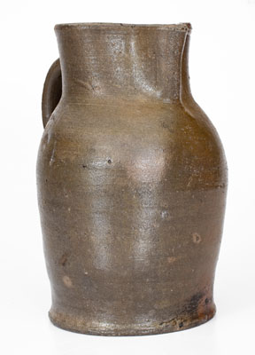 Very Rare T R WADDELL / Va (Alleghany County) Salt-Glazed Stoneware Pitcher, mid 19th century