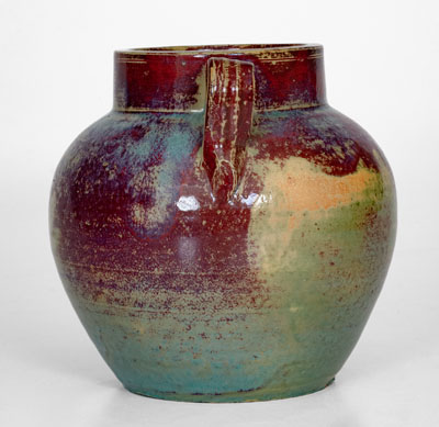 Glazed Art Pottery Vase attrib. Jack Kiser at the J.B. Cole Pottery, Seagrove, North Carolina, c1930