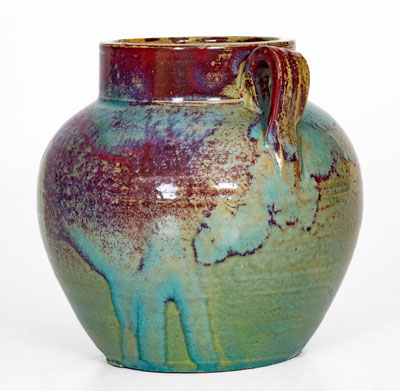 Glazed Art Pottery Vase attrib. Jack Kiser at the J.B. Cole Pottery, Seagrove, North Carolina, c1930