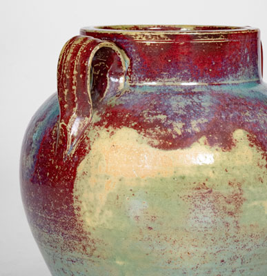 Glazed Art Pottery Vase attrib. Jack Kiser at the J.B. Cole Pottery, Seagrove, North Carolina, c1930