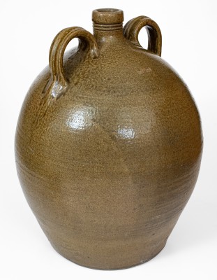 Monumental Ten-Gallon Daniel Seagle, Vale, Lincoln County, NC Stoneware Jug