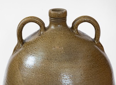 Monumental Ten-Gallon Daniel Seagle, Vale, Lincoln County, NC Stoneware Jug