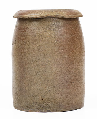 1/2 Gal. J. A. Craven, Randolph County, North Carolina Stoneware Jar, c1855