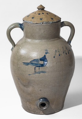 Exceedingly Rare and Important John Tyler Vetoes Nobody 1842 Water Cooler by John Floyd, Knoxville, TN