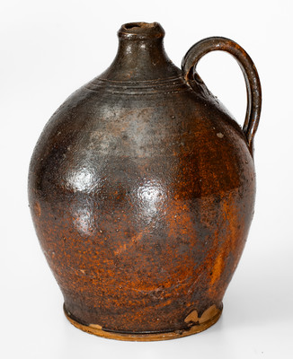 Manganese-Glazed Redware Jug attrib. Hinkle-Mort Pottery, Jefferson County, Tenn.