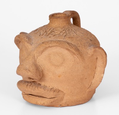 Important Arie Meaders Face Jug with 