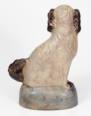 Rare Stoneware Spaniel, Anna Pottery / Texarkana Pottery School