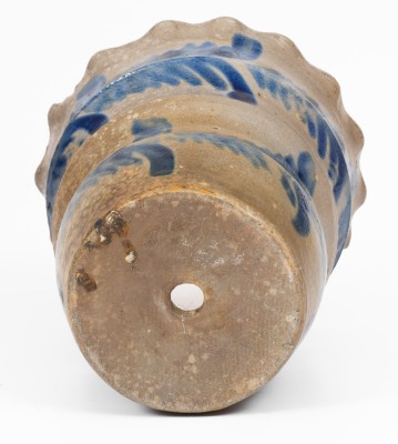 Very Rare Stoneware Flowerpot attrib. David Parr Jr., Richmond, Virginia