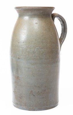 Extremely Rare Putnam County, Tennessee Stoneware Jar: 