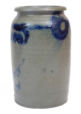 Extremely Rare Stoneware Jar with Script 