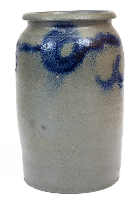 Extremely Rare Stoneware Jar with Script 