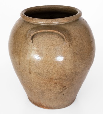 Alkaline-Glazed Stoneware Jar, Stamped 