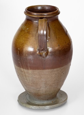 Extremely Rare Stoneware Vase Inscribed 