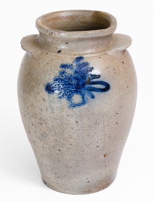 Fine ROCKBRIDGE (John Morgan, Rockbridge County, VA) Stoneware Jar, circa 1830