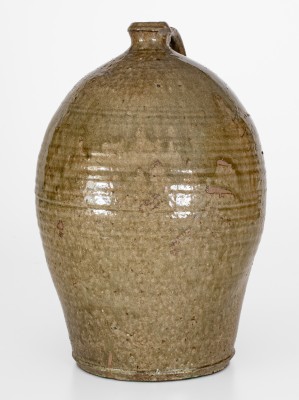 Highly Important Thomas Owenby, Union District, SC 1864 Stoneware Jug: 