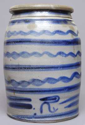 Greensboro, PA Stoneware Stripe Crock